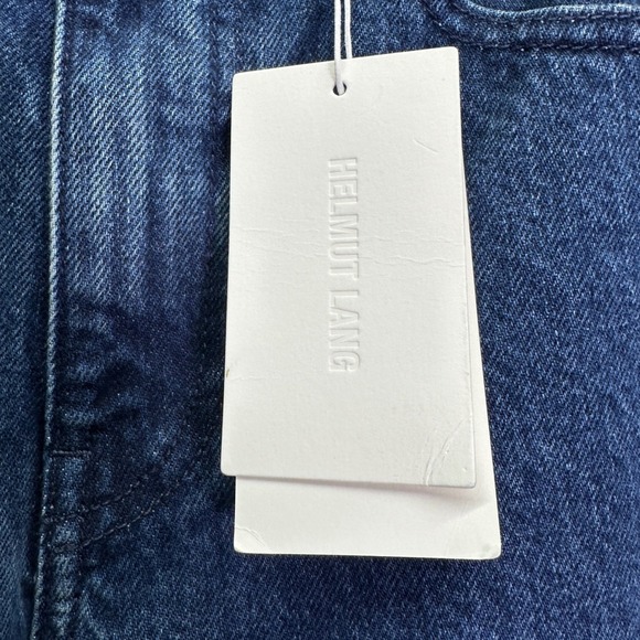 HELMUT LANG Indigo Blue Zip Leg Wide Leg Jeans Size 25 NWT M05DW204 MSRP $365 - Picture 5 of 8